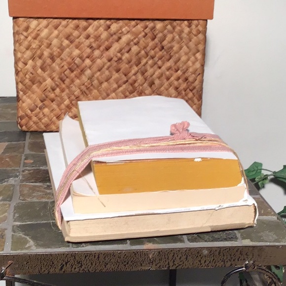 Up-cycled book decor hand stamped Better Together - Picture 5 of 5